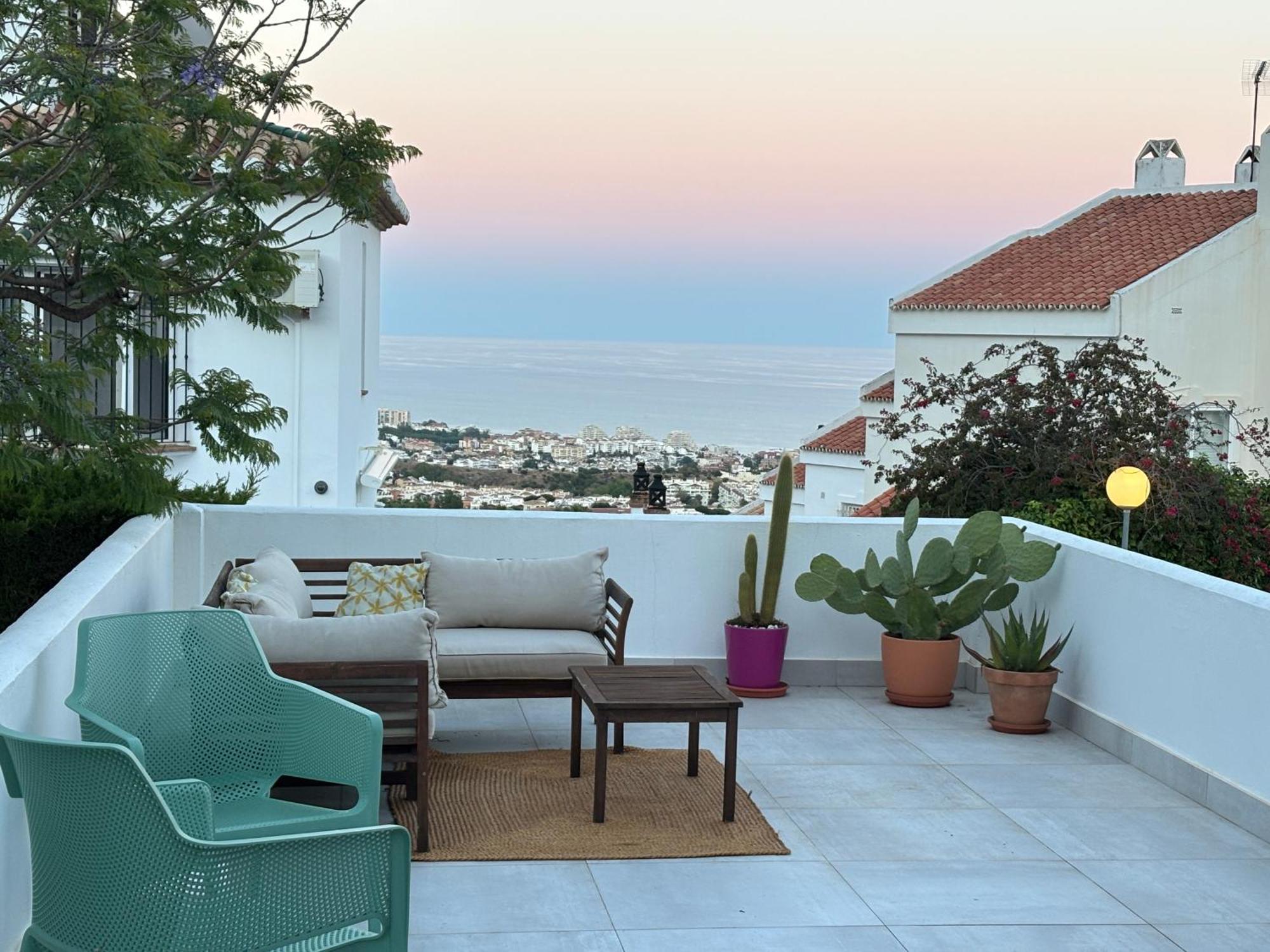 A Terrace With Sea View, 2 Bedrooms Apartment In Benalmadena Ngoại thất bức ảnh